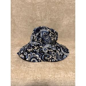 Sloggers Womens Floral Paisley Cotton Reversible Bucket Hat Multicolor Sz 21 7/8